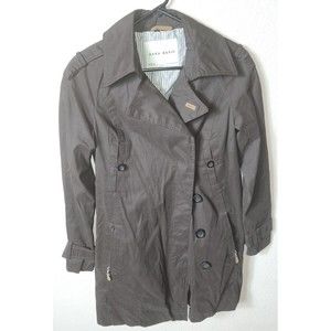 Zara Basic Brown Trench Coat Size Medium …fully Lined **NO BELT**